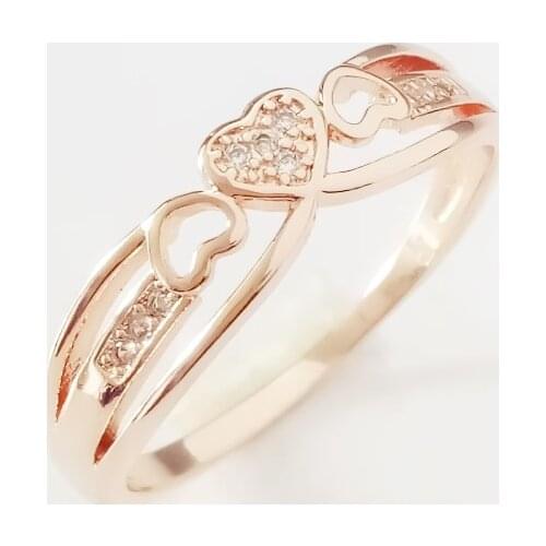 Women Ring Party Jewelry Women Wedding Ring Heart Shape Design Cute Rings Designs for Young Women