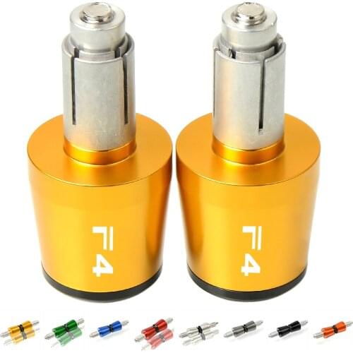 22mm CNC Motorcycle Handlebar Grips Slider Cap Plug Moto Weights Handlebar Grips Cap For MV AGUSTA F4 1000 F4 RR/F4 RC 2011-2016