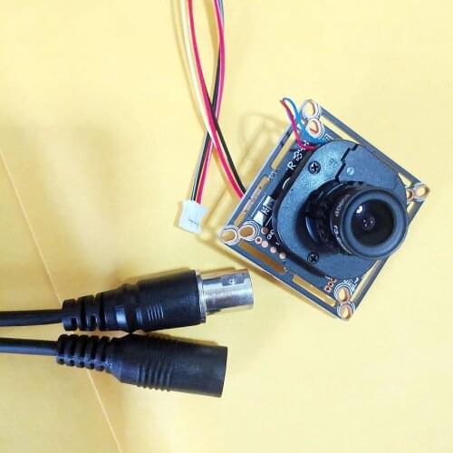 720P AHD DIY PCB Board camera with HD 3.6mm Lens with Cable support for IR LED SMTKEY 1MP AHD Camera for ahd system