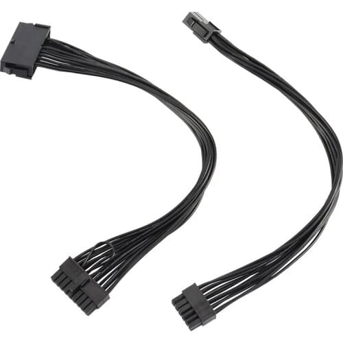 ATX 24Pin to 18Pin Adapter Converter Power Cable and 8Pin to 12Pin ATX Adapter Power Cable for HP Z440 Z640 Motherboard