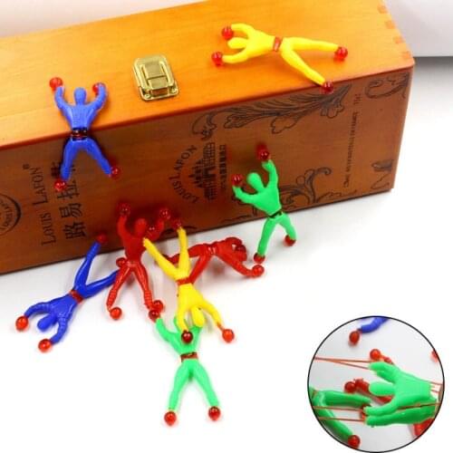 Climbing Man Sticky Wall Climber Rolling Creative Toys Gifts Party Favors Educational Toy