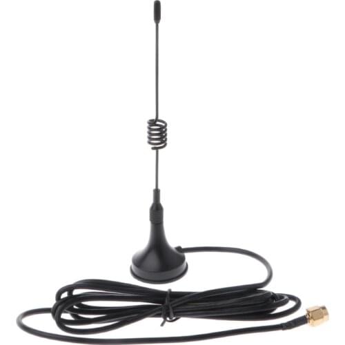 Top Quality 433MHz Antenna 5dbi Male RG174 Cable GSM GPRS 1.5M Magnetic Base For Ham Radio