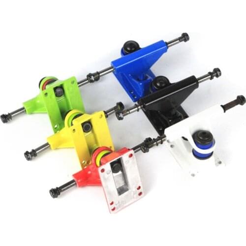 Free shipping 2pc quality gravity casting skateboard truck profession 3.25 inch 167mm Plating Bronze Fish plate tray Trucks