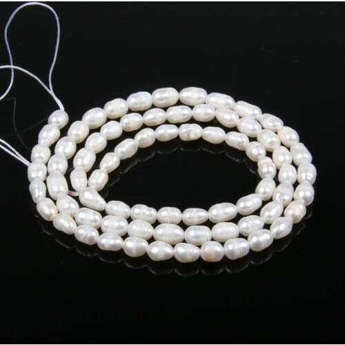 Natural Freshwater Pearl Beads High Quality 38cm Punch Loose Beads for DIY Women Elegant Necklace Bracelet Jewelry Making