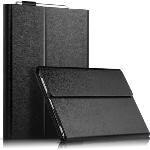 Case Cowhide For Huawei MateBook E 2019 PAK-AL09 12" Tablet Protective Cover Genuine Leather Magnetic Case Can Hold keyboard