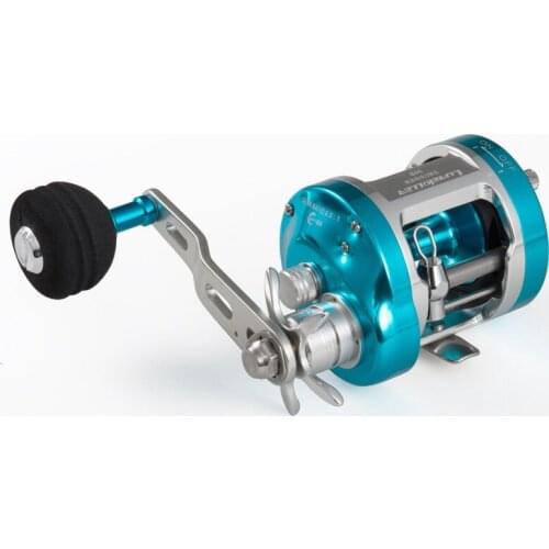 CNC all metal Offshore boat fishing reel 30R Shake slowly Iron wheel Synchronous wire gauge 12 kg braking force PE3/200M