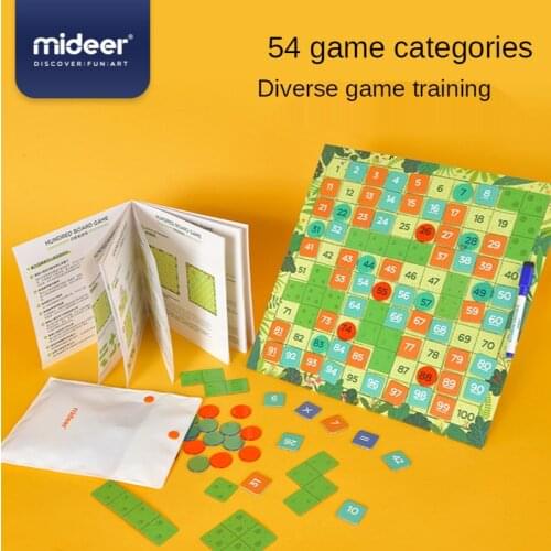 Childrens Magnetic hundred board 1-100 Arithmetic Magnetic Forces educational toy toddler toys puzzles for kids 3d puzzles baby