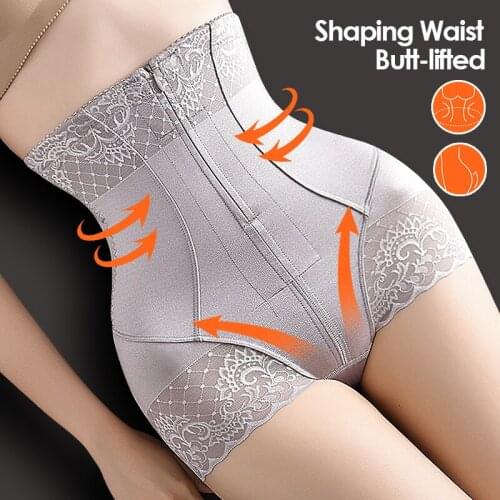 Women Tummy Control Shapewear Panties Shorts Plus Size Butt Lifter High Stretch Seamless Slimming Waist Trainer Body Shaper