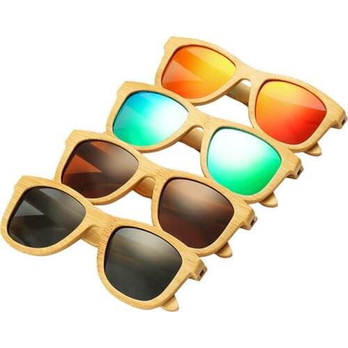 2020 new wooden sunglasses, polarized bamboo UV400TAC lenses, anti-ultraviolet and anti-glare sunglasses