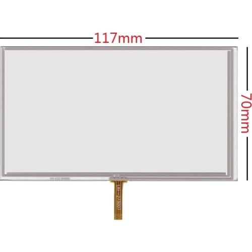 New 5-inch touch screen 117*70mm navigation GPS/MP4 touch handwritten screen HSD050IDw1 E navigation HL980