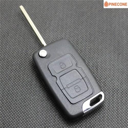 PINECONE for GEELY EMGRAND EC715 EC718 GLEAGLE GX7 ENGLON SC7 SX7 Car Key Case 2 Buttons Uncut Right Blade Remote Key Shell 1PC