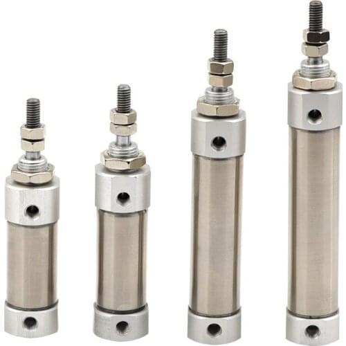 CDJ2B Type Mini Pneumatic Air Cylinder Double Acting Single Rod 10mm 16mm Bore 10~150mm Stroke CDJ2B16