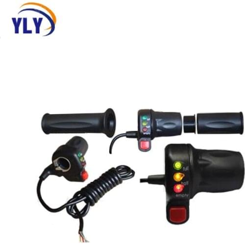 Self-locking twist throttle accelerator 24V/36V/48V for electric bicycle/mountain bike/scooter