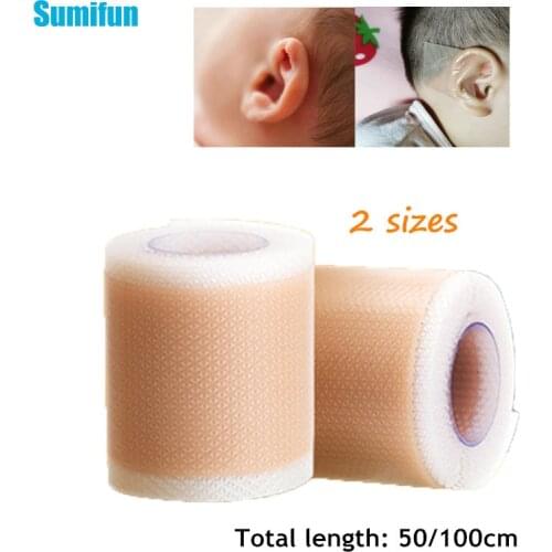 2 Sizes 50/100CM Baby Ear Correctors Medical Silicone Tape Child Infant Baby Ear Correction Soft Silicone Tape Personal Ear Care