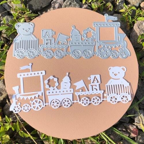 CH 2021 New Arrival Small train Stencil Metal Cutting Dies For Scrapbooking Practice Hands-on DIY Album Card Handmade Tools