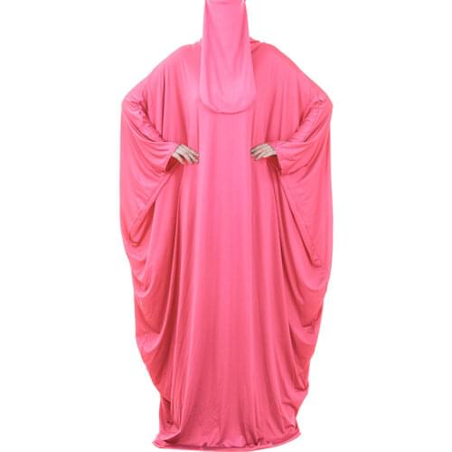 Two Piece Hijab Dress Women Muslim Sets Jilbab Abaya Dubai Khimar Prayer Long Robe Ramadan Robe Femme Musulmane Womens Abayas