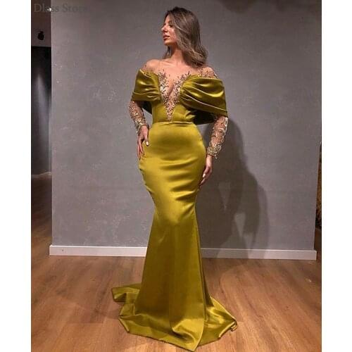 Mermaid Prom Dress Floor Length Elegant Beads O-neck New Style 2021 Evening Dress платье для свадебной вечеринки платье 2021