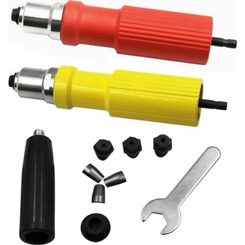 DRELD Electric Rivet Nut Machine Riveting Tool Cordless Riveting Drill Adapter Riveter Insert Nut Tools