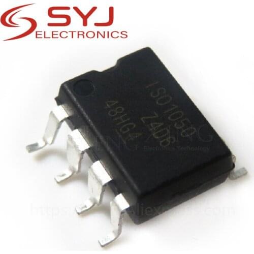 10pcs/lot ISO1050DUBR SOP8 ISO1050 SOP SOP-8 ISOLATED CAN TRANSCEIVER ISO1050D SMD In Stock