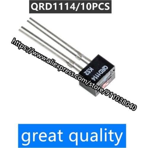10PCS/lot QRD1114 1114 Reflective photo interruption sensor photoelectric switch analog output