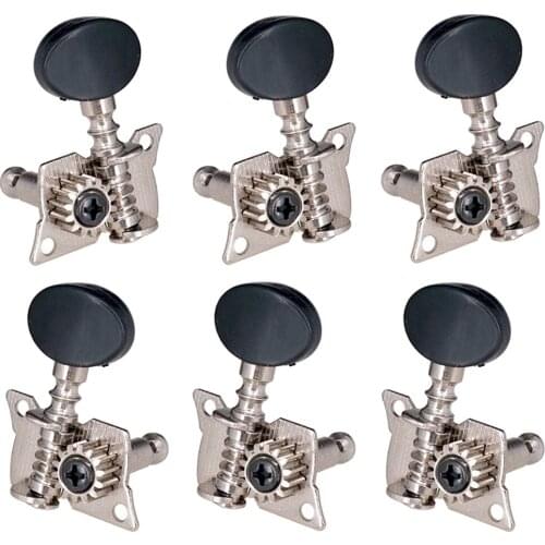 6 Pieces Guitar String Tuning Clamps Left Keys 3 Right Guitar Machine Head Knobs