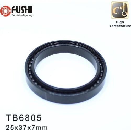 6805 High Temperature Bearing 25*37*7 mm ( 2 Pcs ) 500 Degrees Celsius Thin Section Bearings Full Ball Bearing