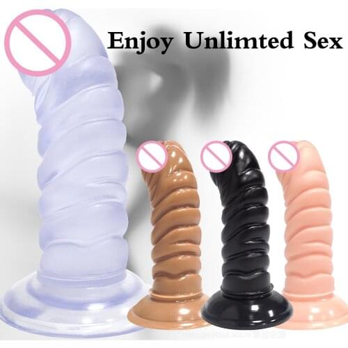 Anal Dog Dildo Butt Plug Soft Material Huge Penis Suction Cup Sex Toy For Couples Strapon Dick Female Masturbation Gay Gode Pene