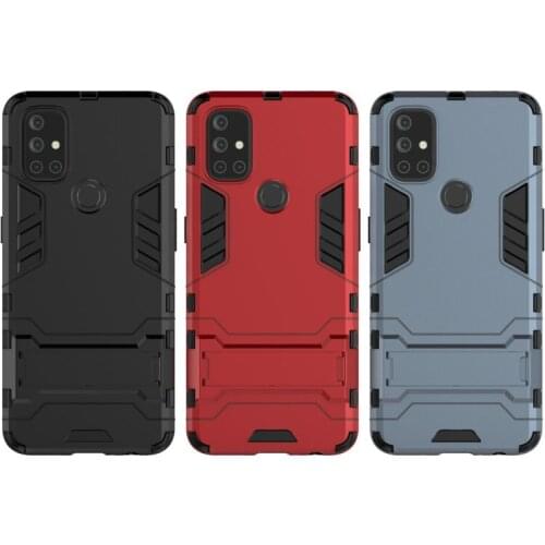 50pcs/lot Durable Hard PC+Flexible Silicon Bumper Armor Back Phone Case For Oneplus 8 Pro 8T For One Plus Nord N10 N100 5G