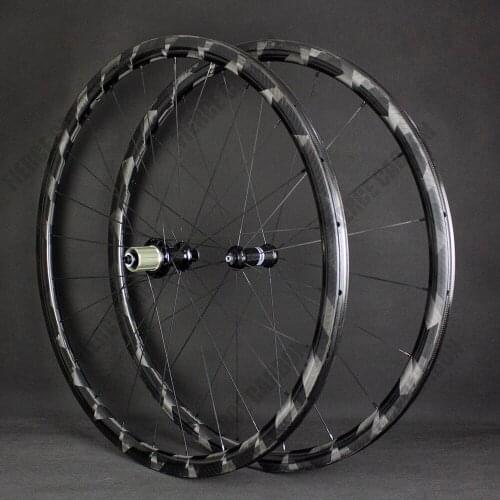 FIERCE X Cross 60/75/80/90mm Depth Carbon Wheelset Time Trial/Triathlon R36 Rim Brake Carbon Racing Wheelset V Brake Superlight