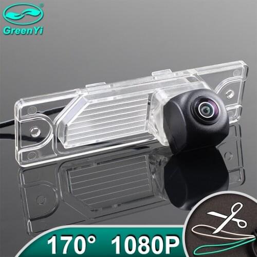 GreenYi HD AHD 1080P 170 Degree Fisheye Lens Vehicle Rear View Camera For Renault Koleo 2009 2010 2012 2013 2014 2015 2016 Car