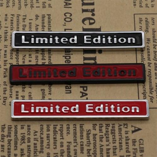 Creative 3D Metal Limited Edition Badge Universal Car Decal Sticker For BMW Audi Honda Opel Lada Toyota Chevrolet Hyundai