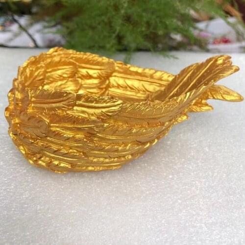 1PC 11*6*3.5cm Fashionable New Crystal Metal Display Rack, Ashtray, Home And Room Decoration