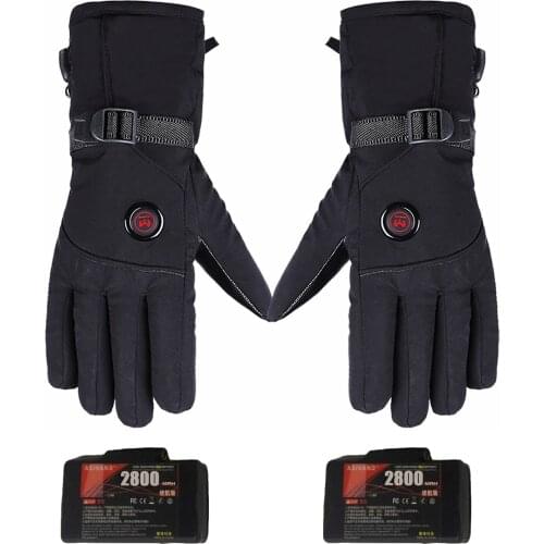 Heated Gloves 3 Levels Waterproof Gloves for Winter Riding