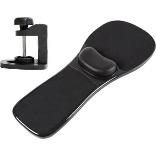 Arm Rest Adjustable Mouse Pad with Wrist Support Armrest Wrist Rest Attachment Arm Pad Extension Platform Tray for Desk Chair