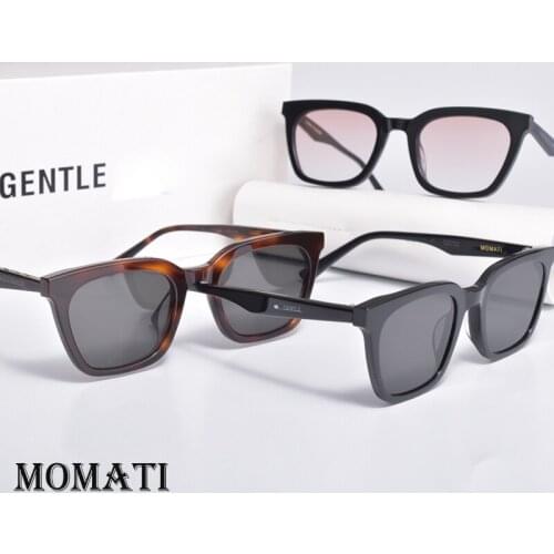 2021 New Style Square Men Women Sunglassess Acetate Polarized UV400 GENLTE MOMATI Sunglasses Women Men Glasses