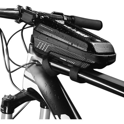 WILDMAN Cycling Bike Bicycle Top Front Tube Bag Waterproof Frame Bag Big Capacity MTB Bicycle Pannier Case Bike Accessories