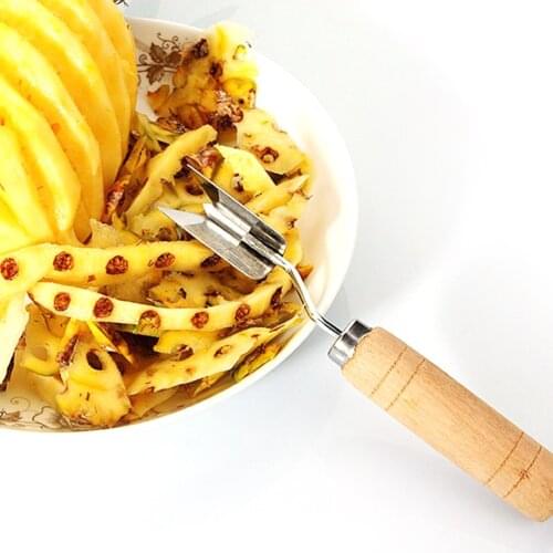1 PCS Fruit Pineapple Peeler Easy Cleaning Slicers Cutter Pineapple Knife Fruit Salad Tools Kitchen Accessories about 17 cm long