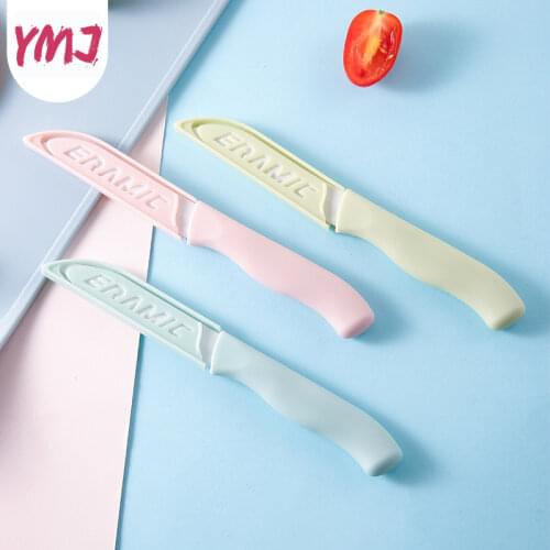 1PC Ceramic Paring Kitchen Knives Cooking Tool Peeler Knife Kitchen Aid Chef Fruits Slicer Anti-slip Handle Vegetable Cutter