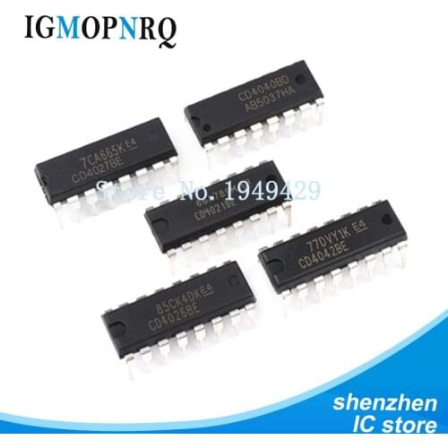10PCS CD4049UBE CD4049 DIP CD4049BE DIP-16 CD4047BE CD4047 CD4046BE CD4046 CD4044BE CD4044 CD4043BE CD4042BE CD4040BE CD4020