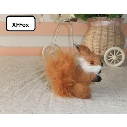 10 pieces a lot mini simulation squirrel models polyethylene&furs real life small squirrel dolls gift 7x6cm xf2249