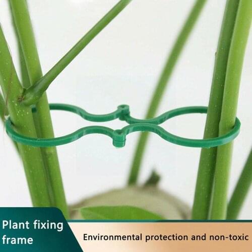 100 Pieces Plant Climbing Fastener Tied Fixture Vine Garden Flowers Clips Bundled Fixed Plant Tomato Support Clip Buckle Ho K8P4