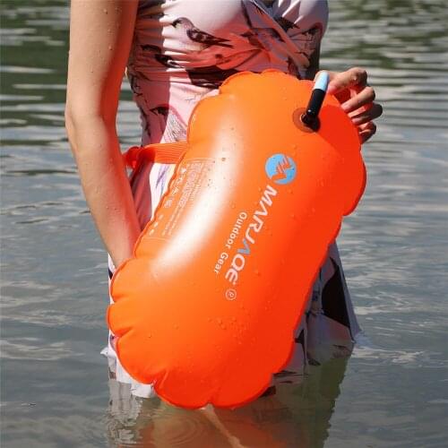 Safety Swimming Buoy Safety Float Air Dry Bag Inflatable Float Bag For Swimming Water Sport Inflatable Signal Drift Bag