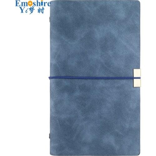 A6 Loose-leaf Notepad Japanese Hand Account Book Simple Ins Diary Business Retro Notebook Notepad Memo Pad Print logo N308