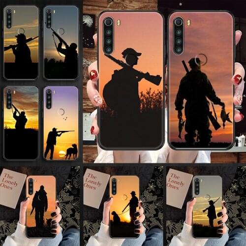 Hunting animal Phone case For Xiaomi Redmi Note 7 7A 8 8T 9 9A 9S 10 K30 Pro Ultra black silicone cell cover painting prime