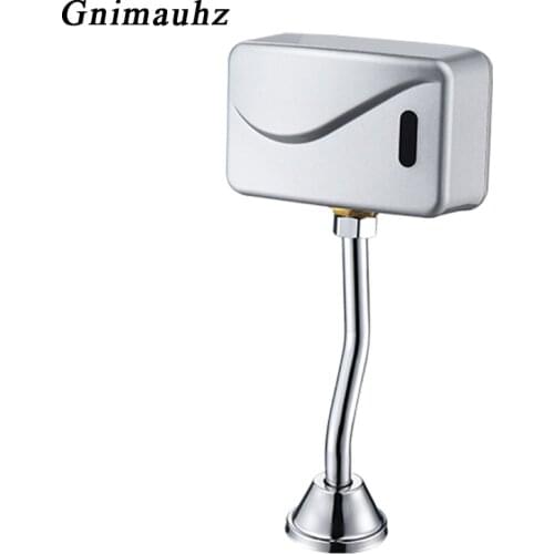 Bathroom Sensor Touchless Urinal Flush Auto Sensor Urinal Flush Valve Toilet Exposed Wall Mounted Automatic DC 6V Accessories