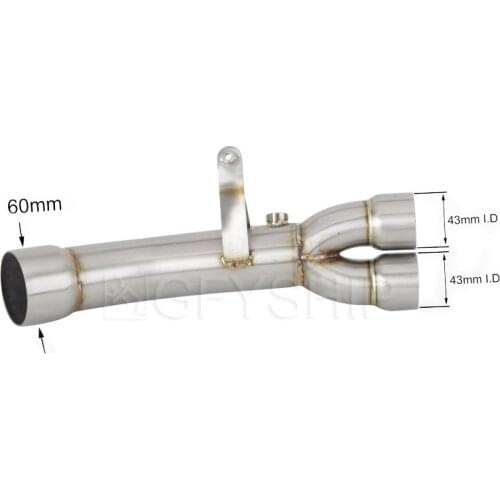 For Honda CBR 1000RR 2017 2018 2019 CBR1000RR CBR 1000 RR 17 18 19 Escape Decat Pipe Motorcycle Exhaust Catalyst Delete Pipe