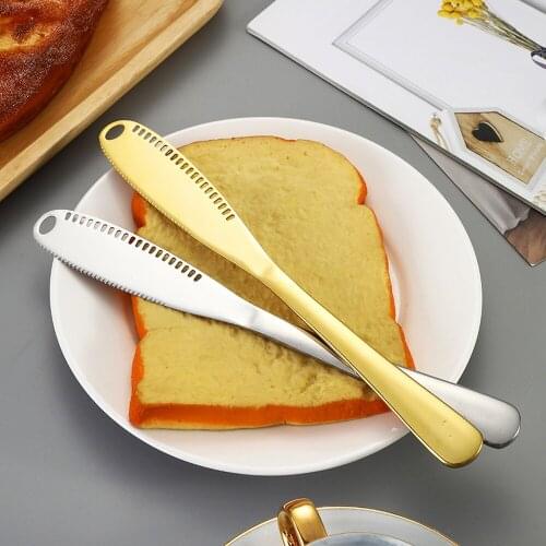 Multifunction Stainless Steel Butter Cutter Knife Cream Knife Western Bread Jam Knife Cheese Spreaders Utensil Knife Tools
