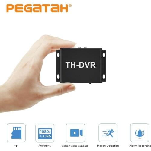 Mini DVR Recorder 1080P Video Recorder 4 in 1 AHD CVI TVI CVBS 128G Card dvr Record Surveillance Video Recorder for CCTV Record