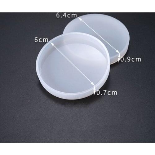 2021 New 3 Pcs Crystal Epoxy Mold DIY Handmade Mirror Square Round Highlight Silicone Mould