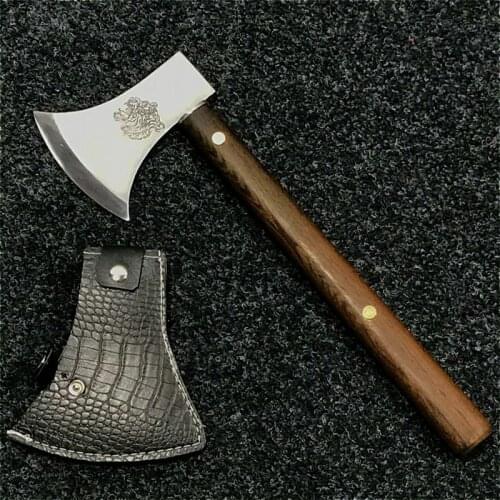 PEGASI Fire break tool jungle survival axe outdoor wood chopping block Longquan high manganese steel hand forged axe knife